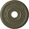 Ekena Millwork Genevieve Ceiling Medallion (Canopies up to 3 1/2"), 16 1/8"OD x 3 1/2"ID x 7/8"P, Painted Turtle CM16GNPTF - alternate 1